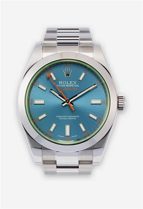 rolex milgauss blau oder schwarz